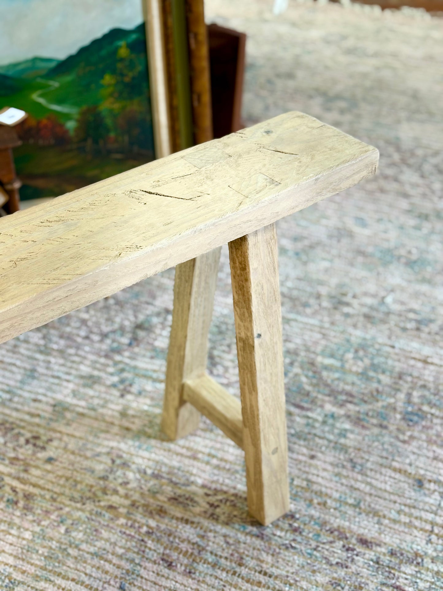 Handcrafted Noodle Bench