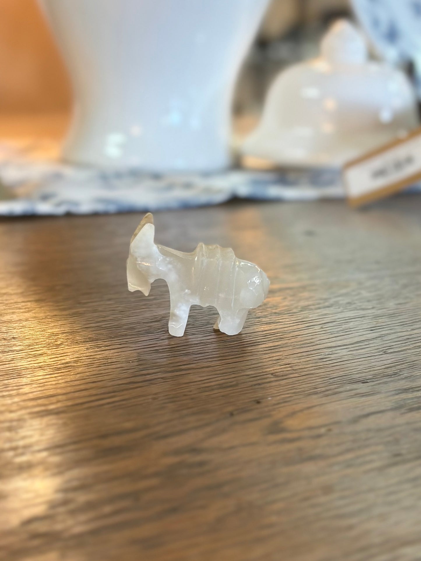 Vintage Alabaster Donkey
