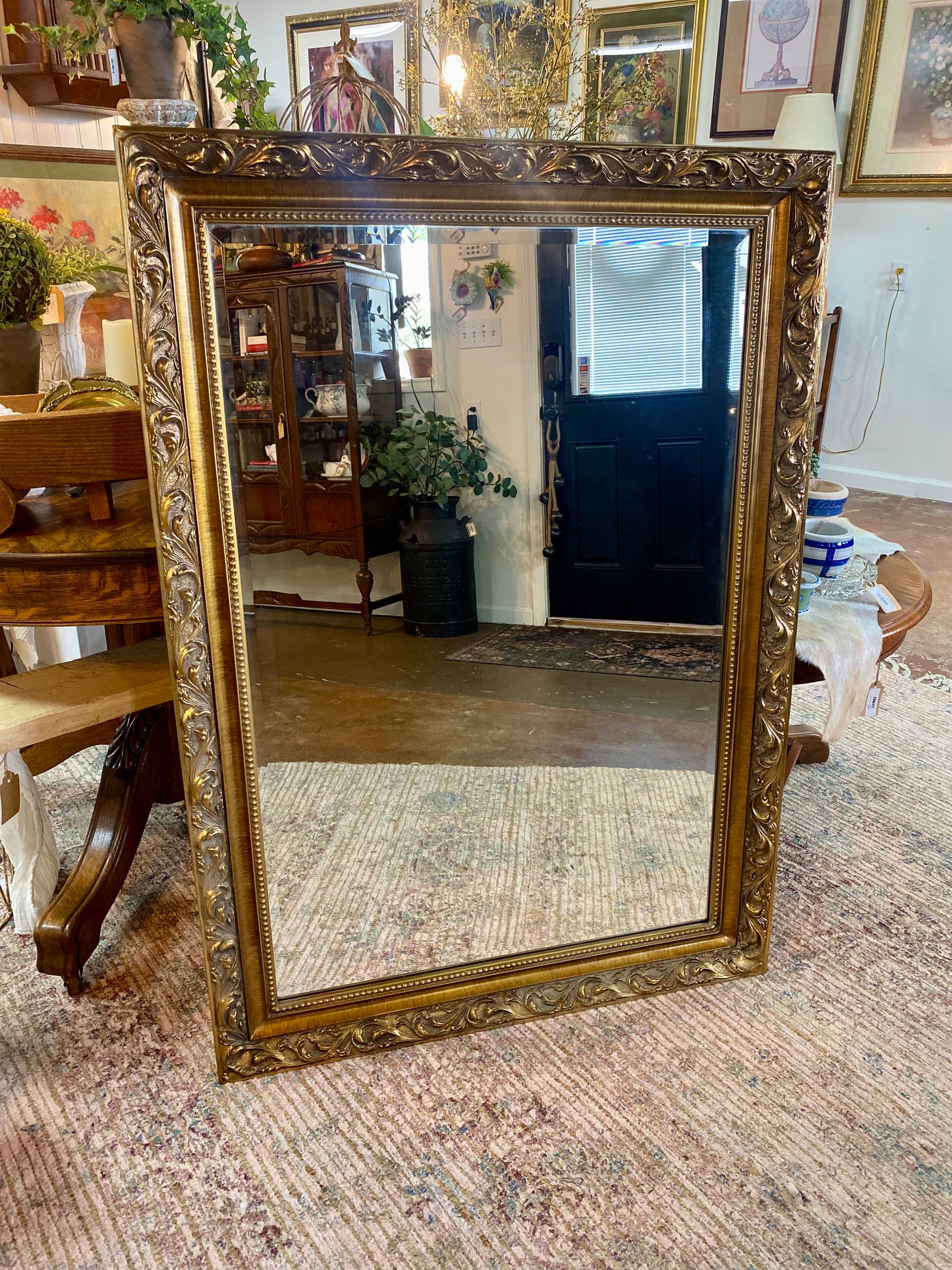XL Ornate Gold Mirror 48.5 x 34.5
