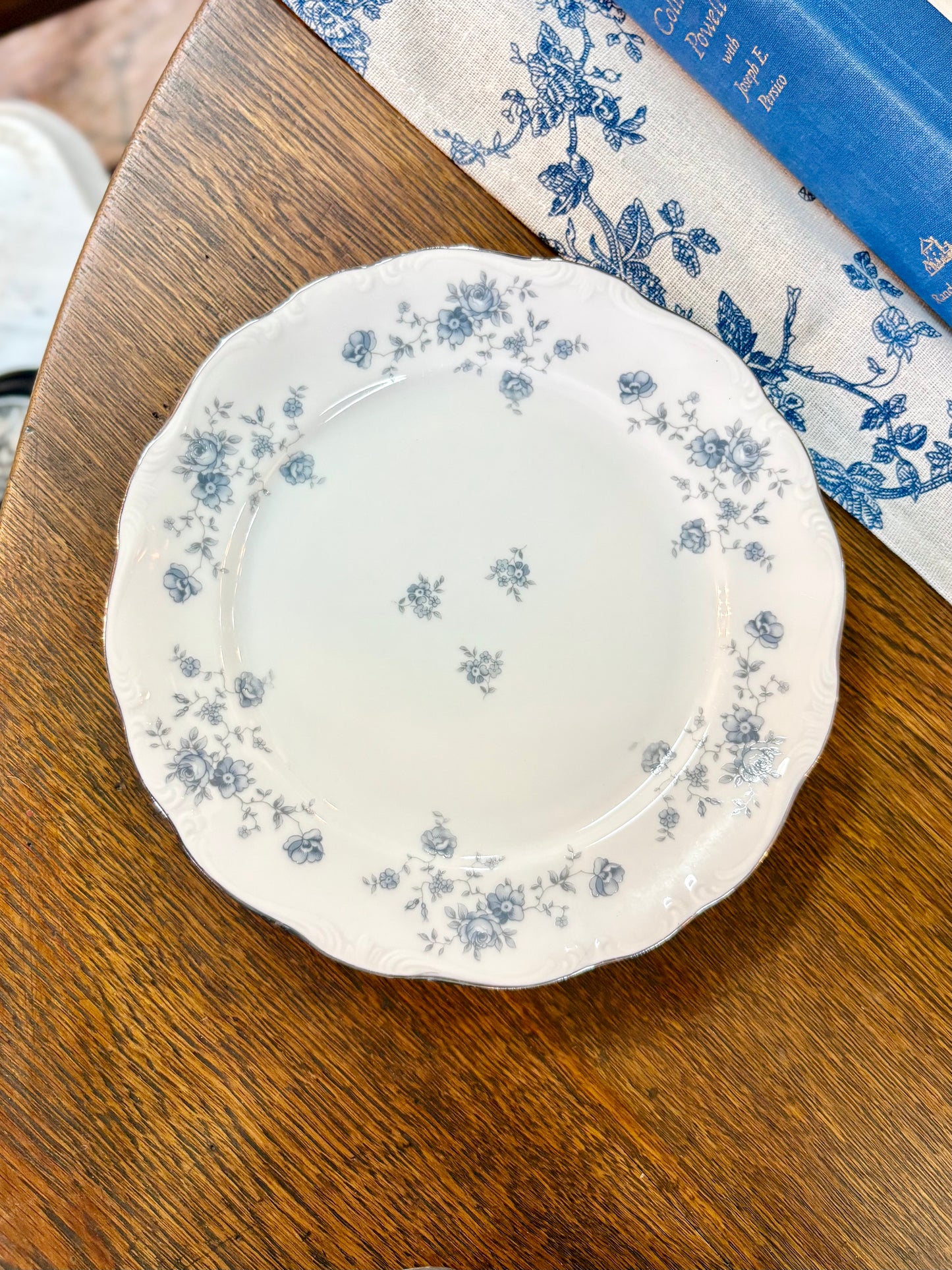 Vintage Blue Garland by Johann Haviland Salad Plate