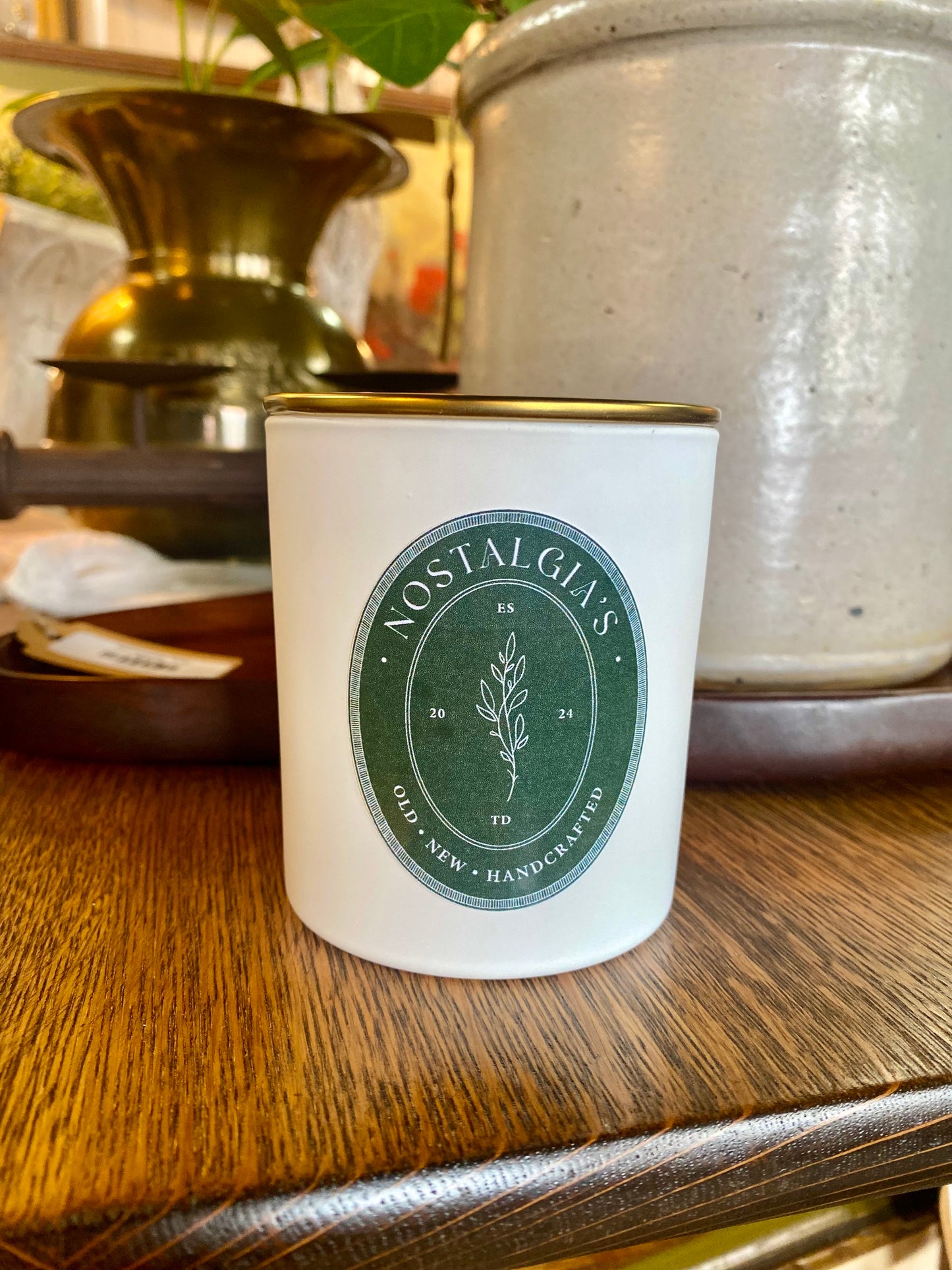 Nostalgia's Signature Scent- Wood Wick Candle