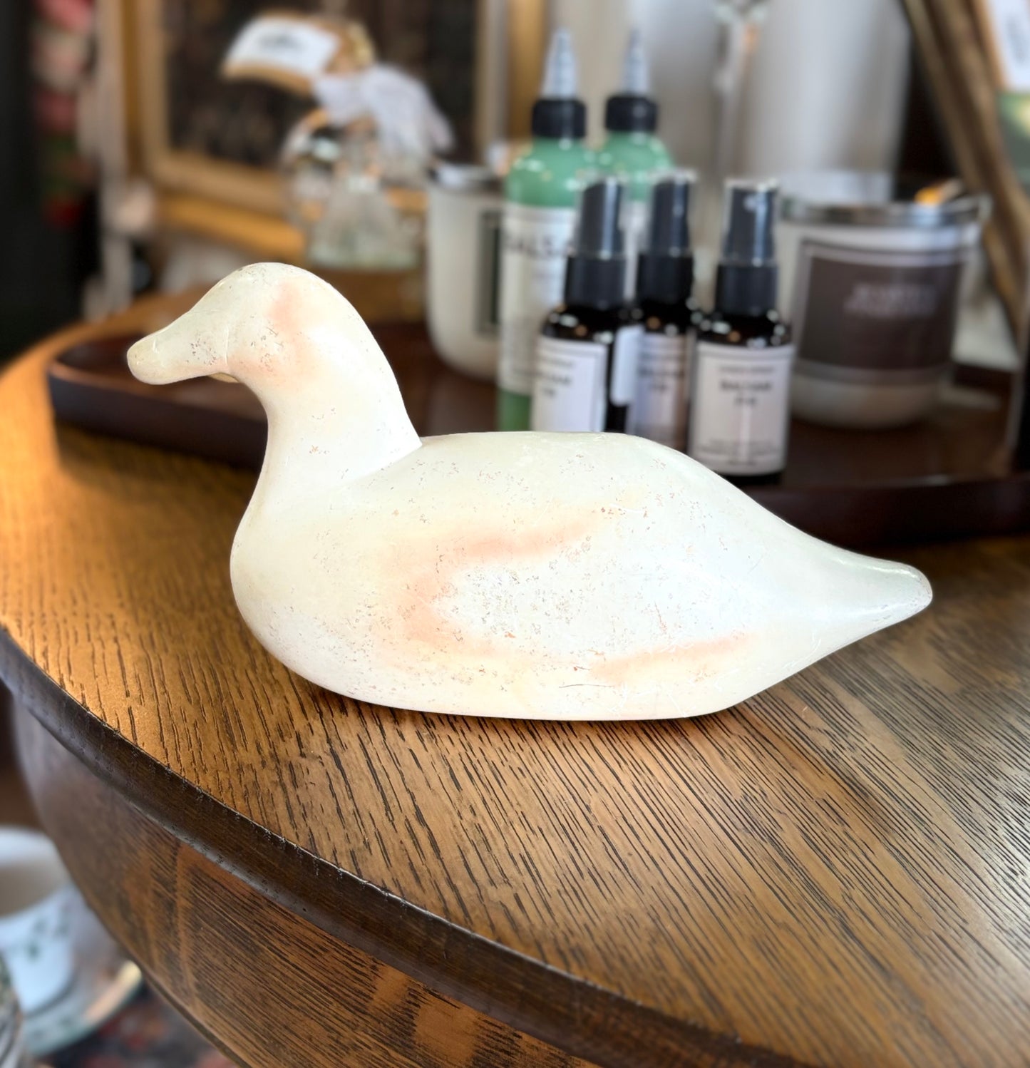Vintage Carved Soapstone Duck