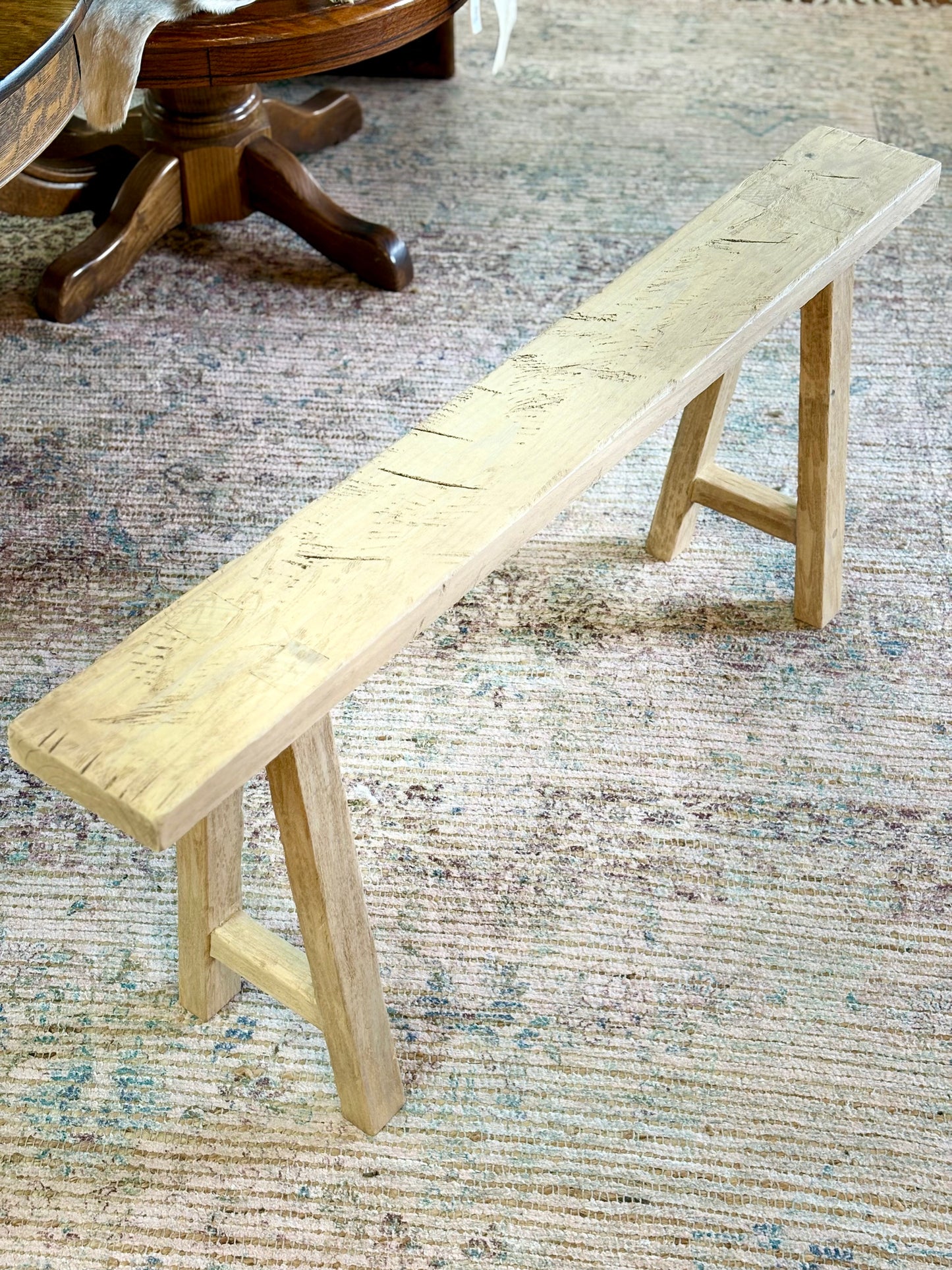 Handcrafted Noodle Bench