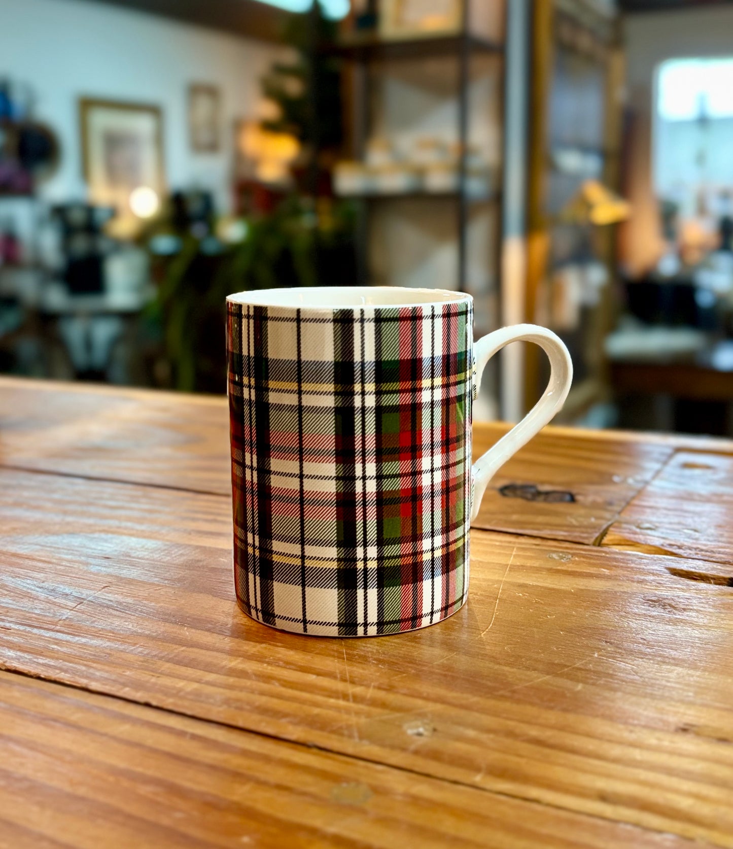Pottery Barn Denver Tartan Plaid Mug