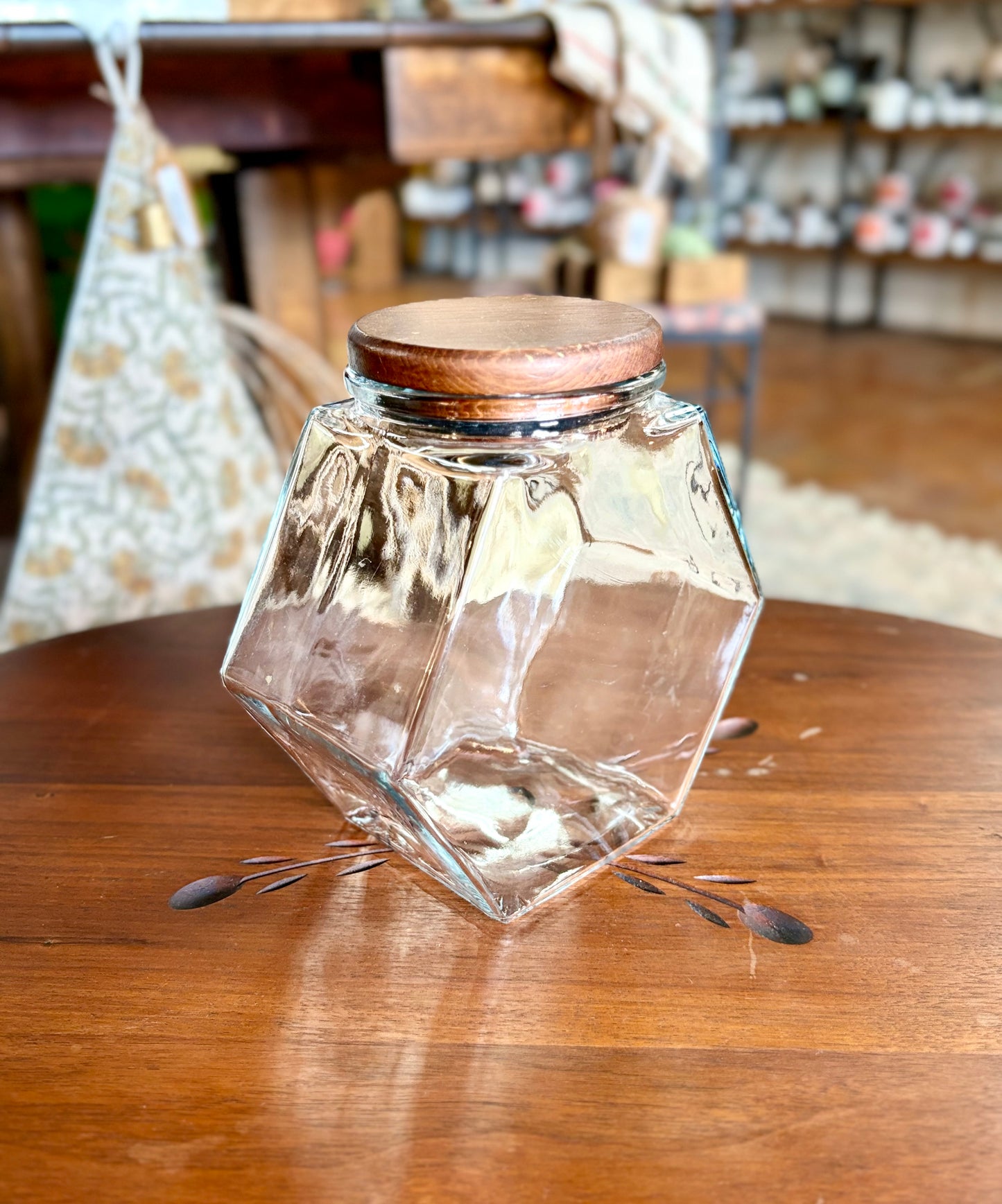 Libbey Hexagon Canister