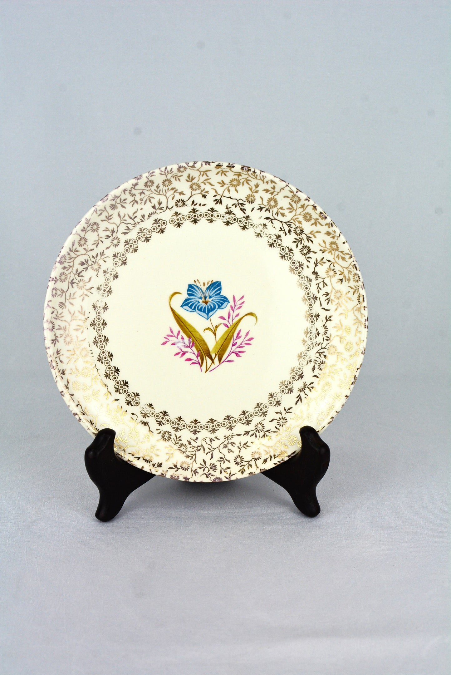 Taylor Smith Floral Dessert Plate