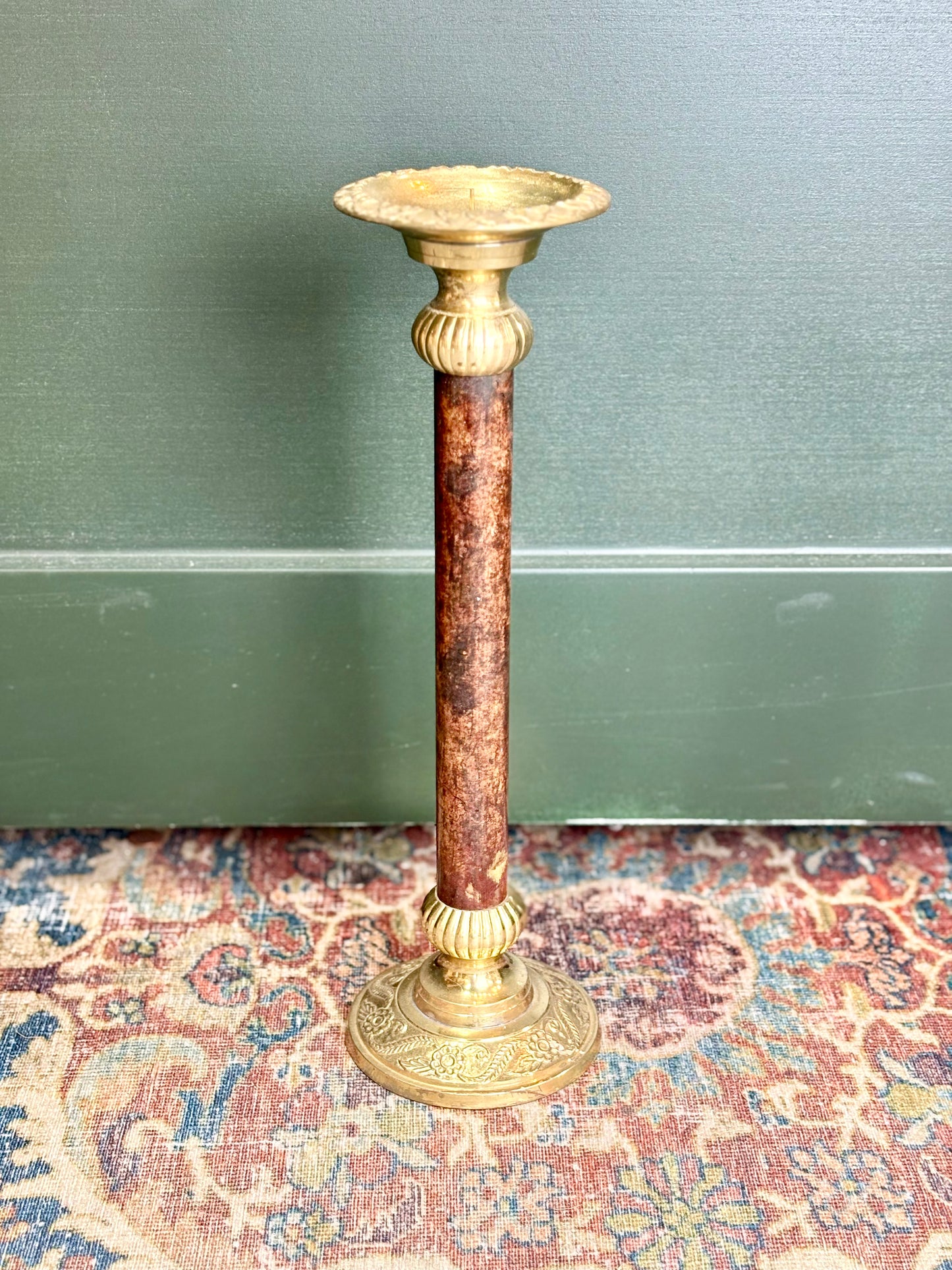 Gold and Brown Candlestick