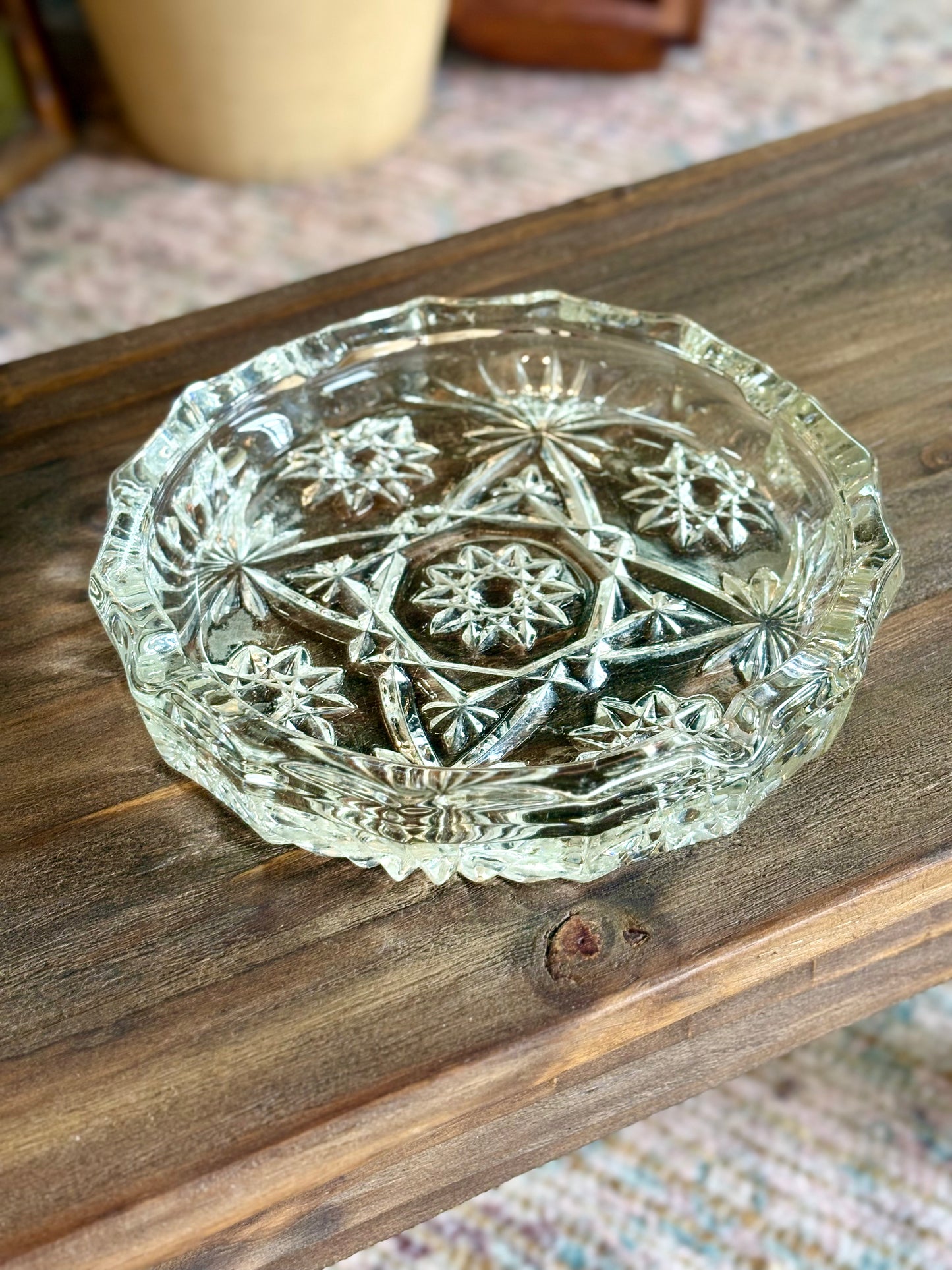Star of David Crystal Ash Tray