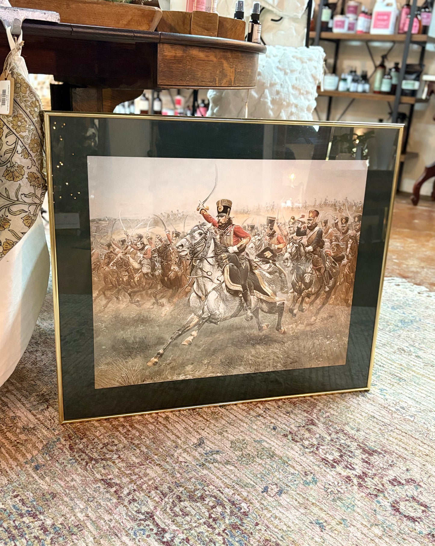 Framed French Battlefield Print