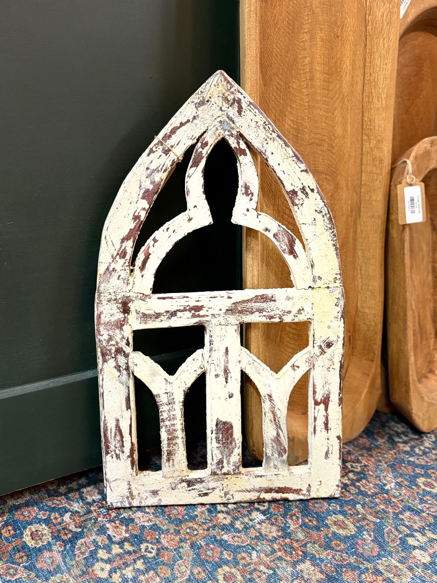 Cathedral Wooden Window