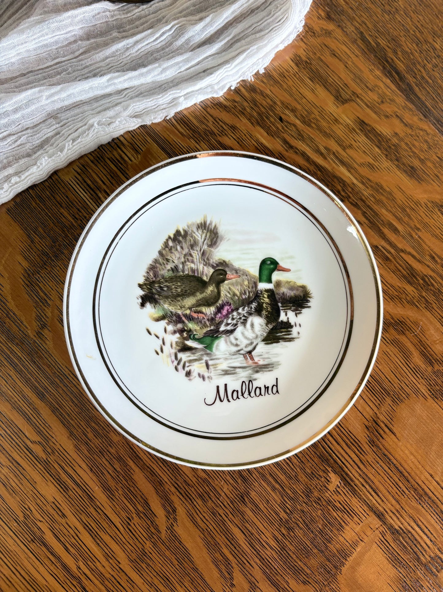 Vintage Mallard Plate