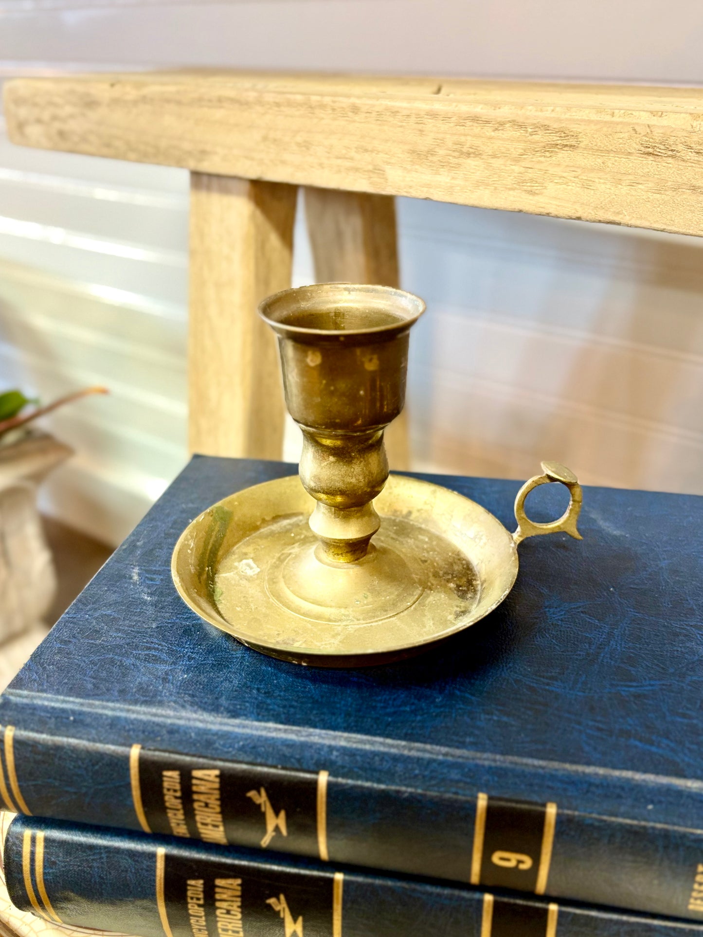 Vintage Brass Chamberstick