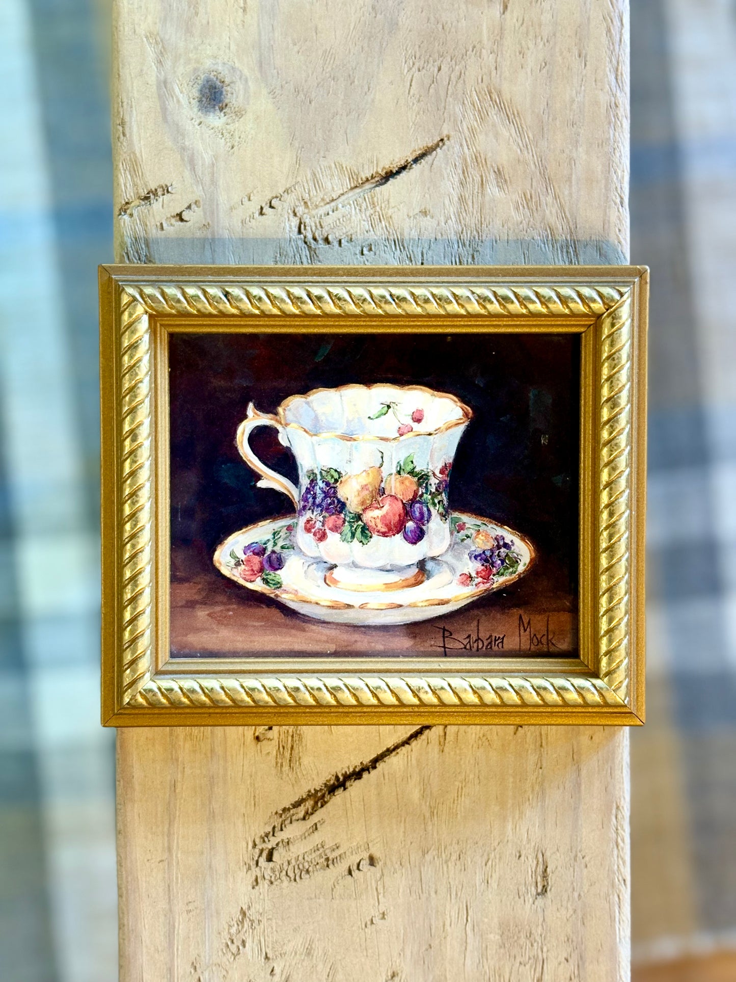 Vintage Framed Teacup
