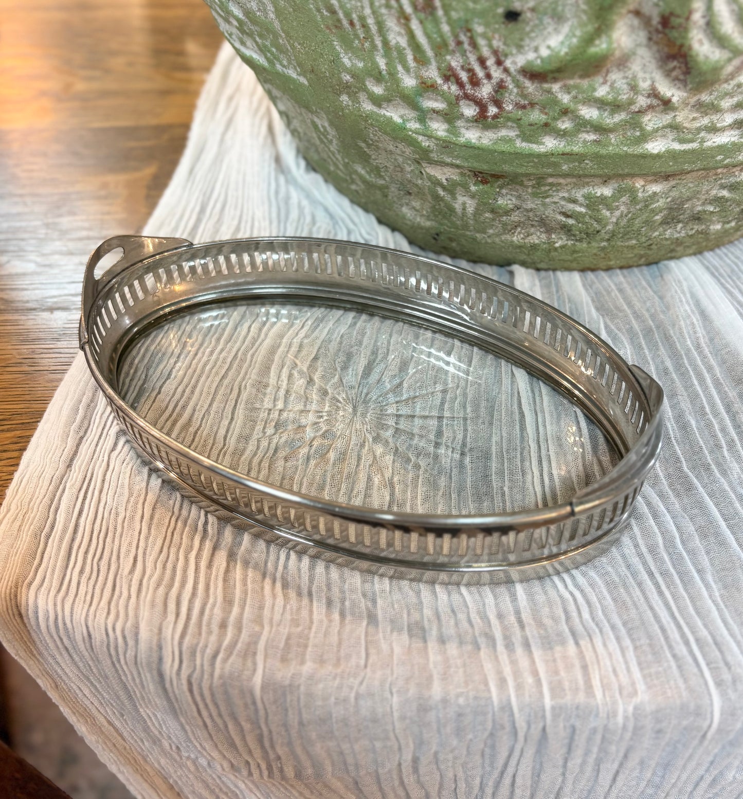 Vintage Silver-Plated Serving Dish