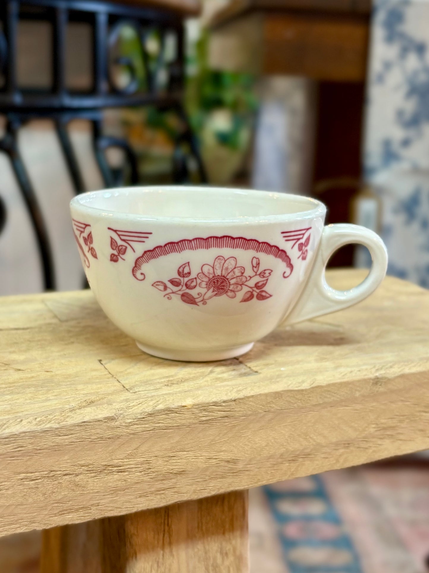 Vintage Homer Laughlin American Rose Coffee Mug
