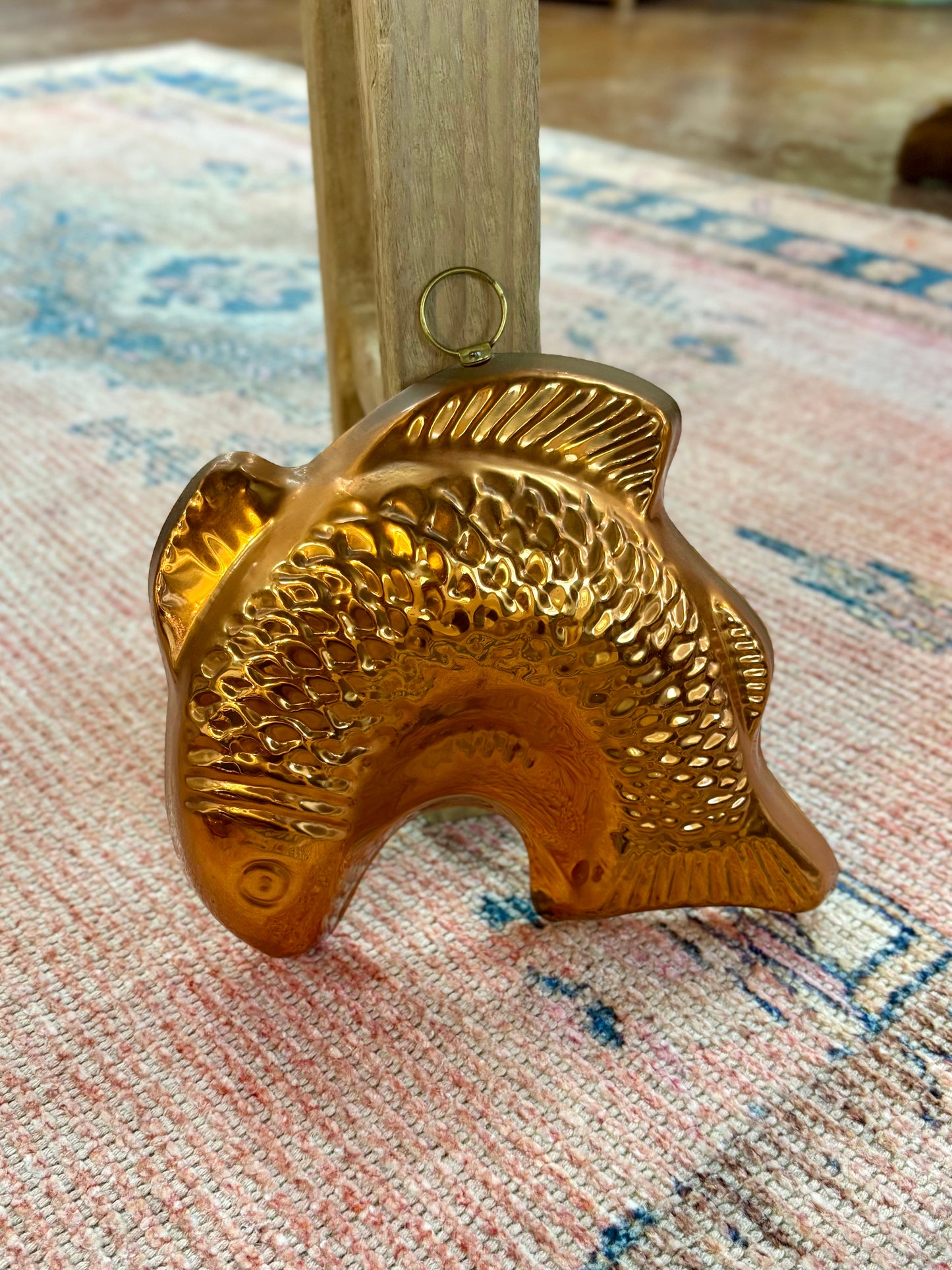 Vintage Copper Fish Mold