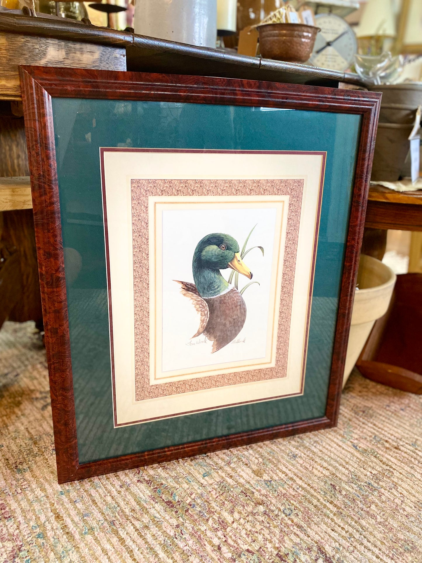 Tom Wood Framed Bird