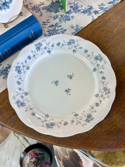 Vintage Blue Garland by Johann Haviland Dinner Plate