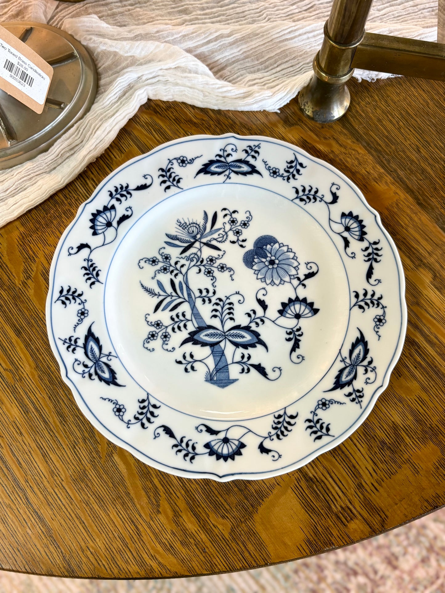 Vintage Blue Danube Dinner Plate 10"