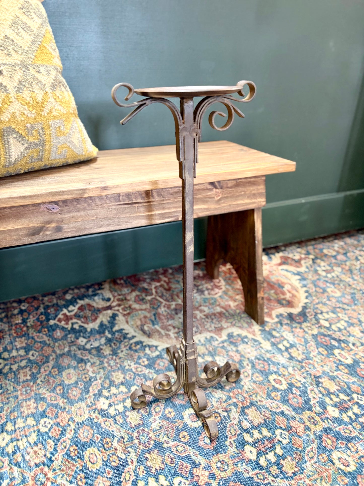 Wrought Iron Candleholder