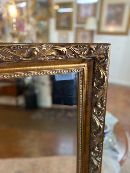 XL Ornate Gold Mirror 48.5 x 34.5