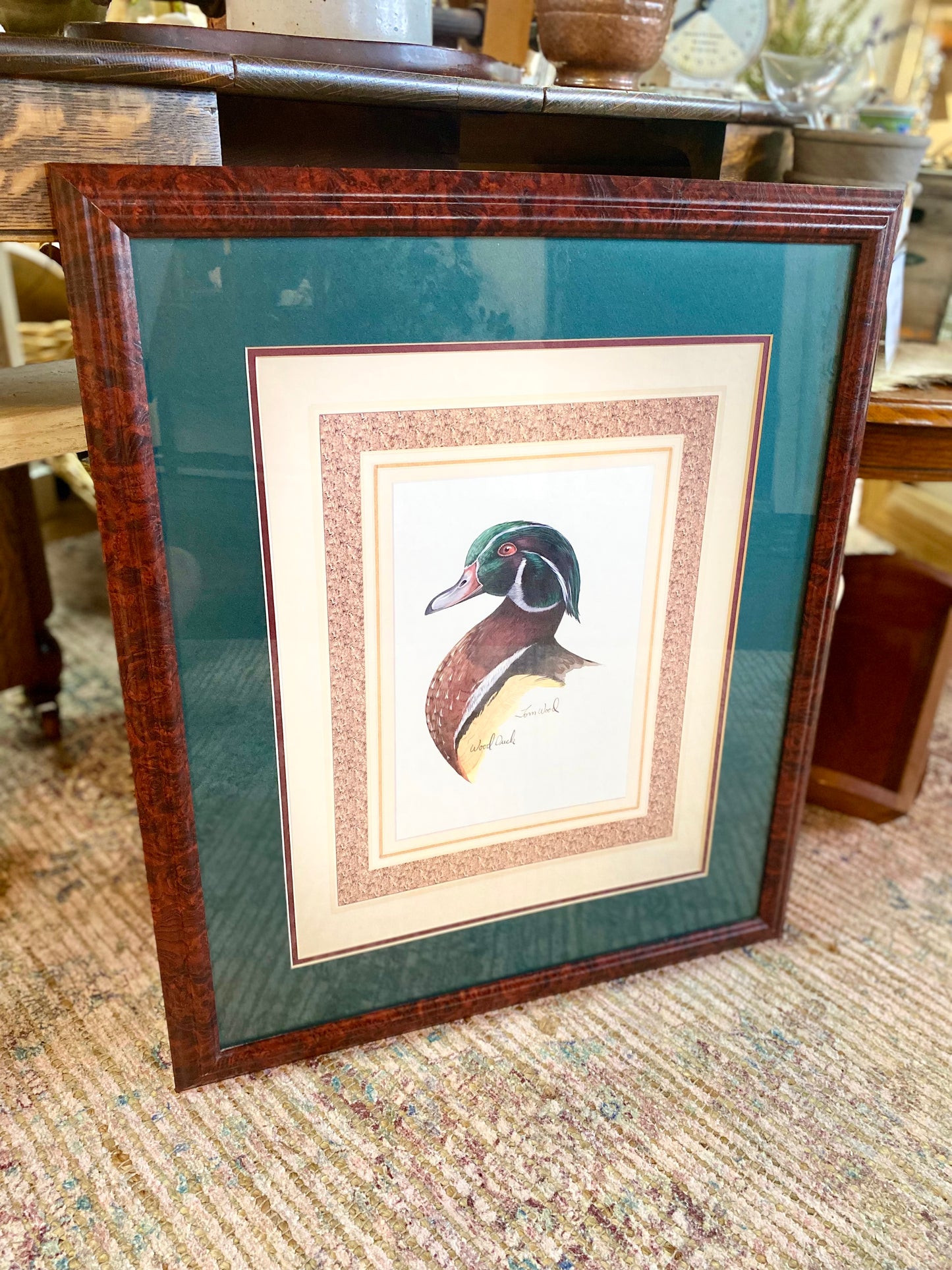 Tom Wood Framed Bird