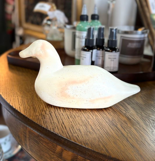 Vintage Carved Soapstone Duck