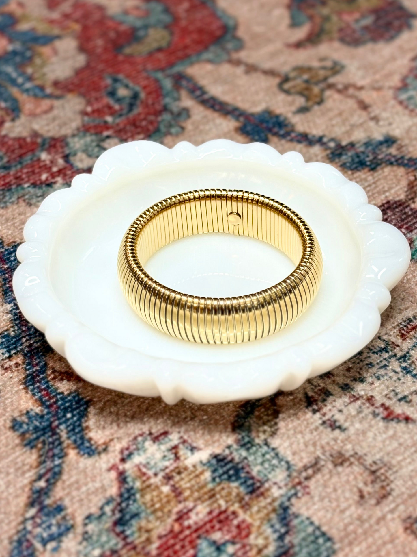 Gold Stretch Bangle