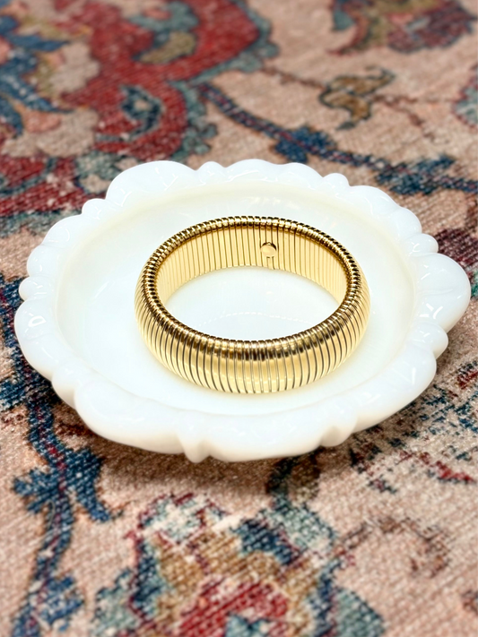 Gold Stretch Bangle