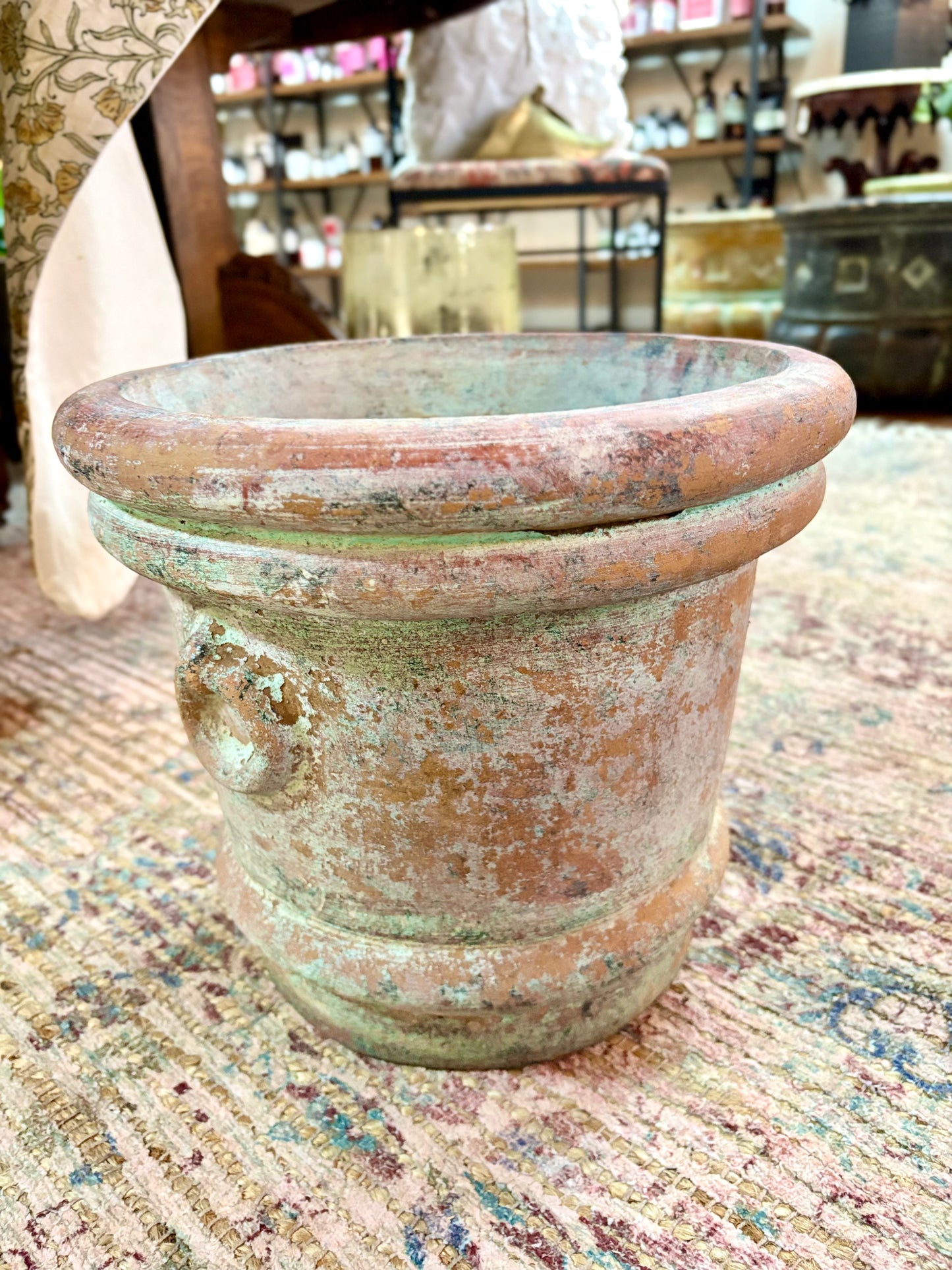 Small Planter with Handle Detail