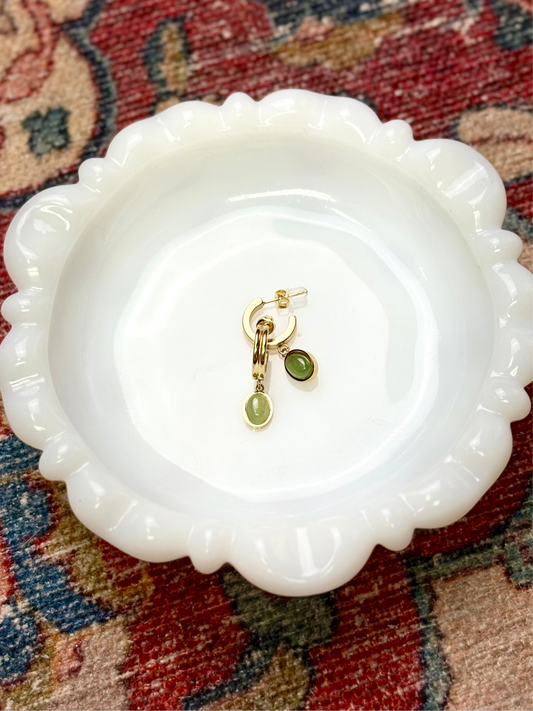 Whitnee Danity Green Stone Earring