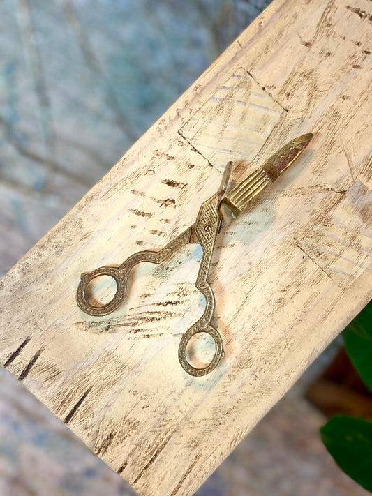 Vintage Brass Candle Snuffer