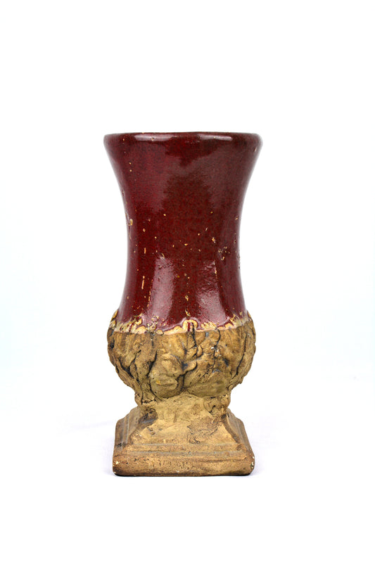 Ceramic Red Urn
