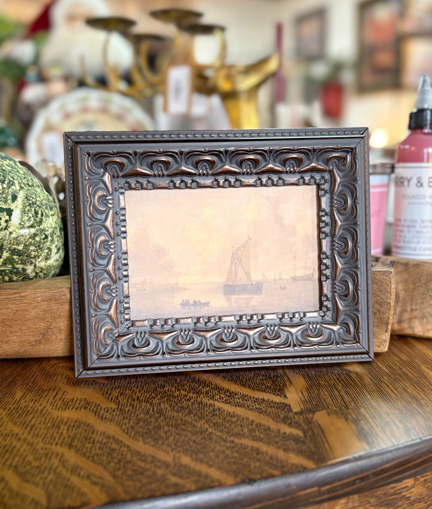 Seascape Town Framed Art