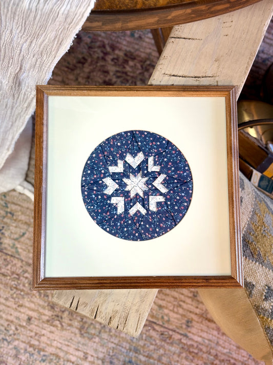 Vintage Framed Star Quilt