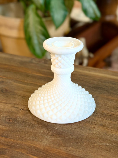 Westmoreland Milk Glass Candleholder