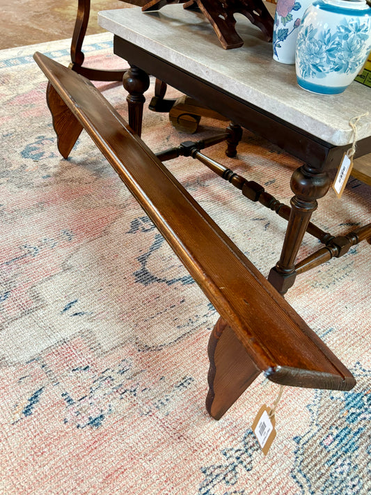 Vintage 45.5" Wooden Shelf