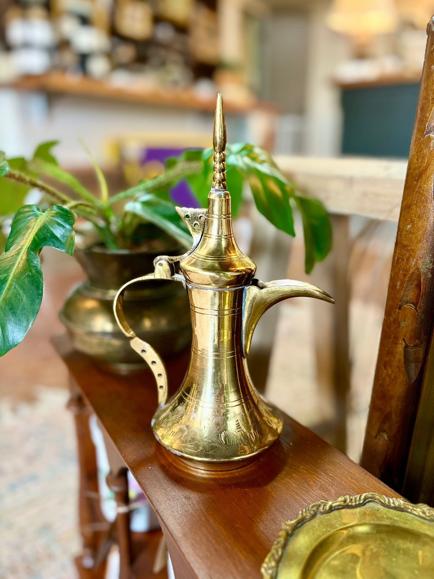 Vintage Brass Dubai Teapot