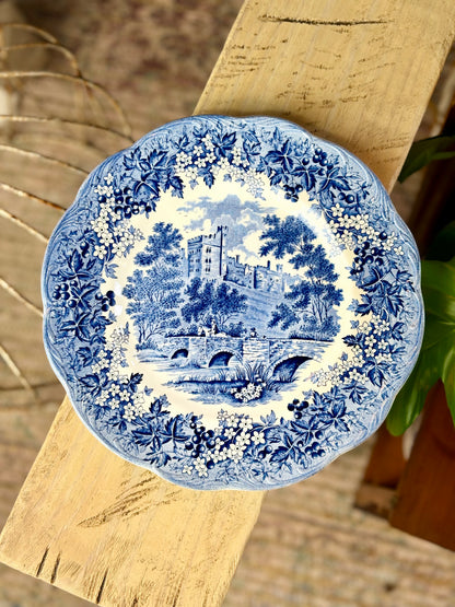 Vintage Romantic England Dereyshire Plate