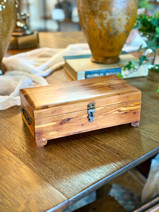 Vintage Cedar Box