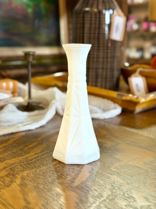 Hoosier Milk Glass Bud Vase