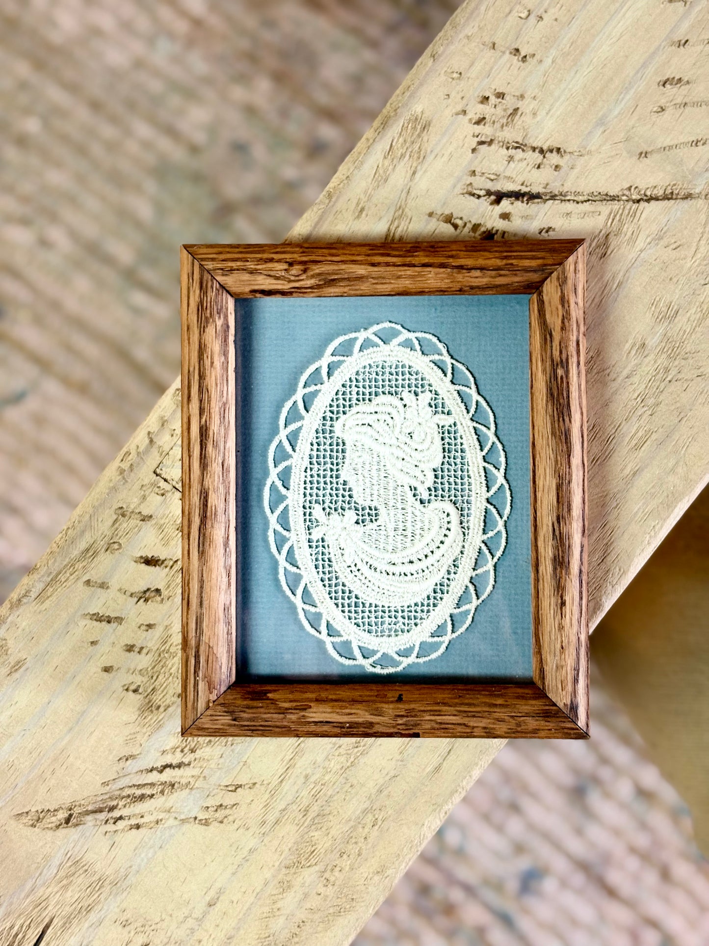 Vintage Lace Silhouette Wall Art