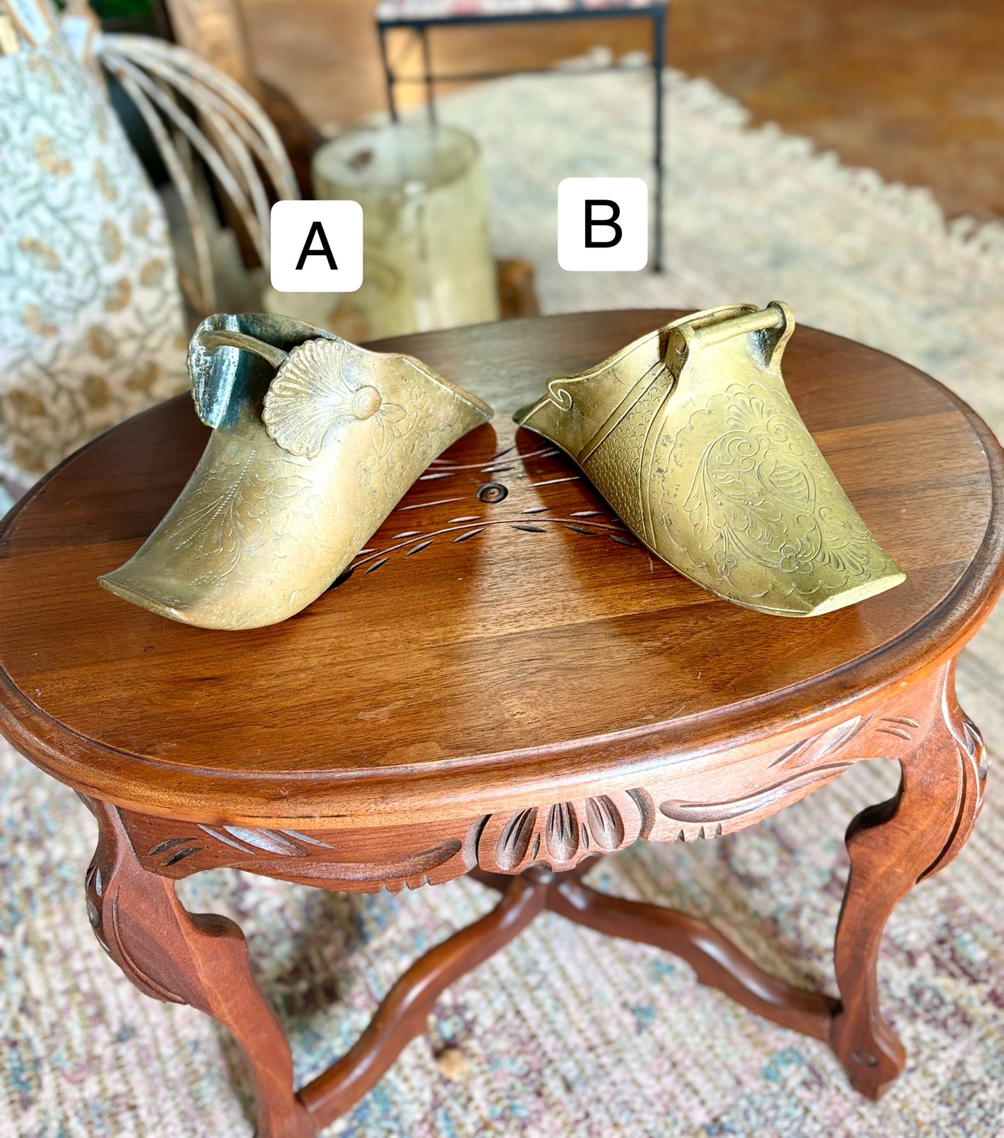 Vintage Brass Spanish Conquistador Stirrup