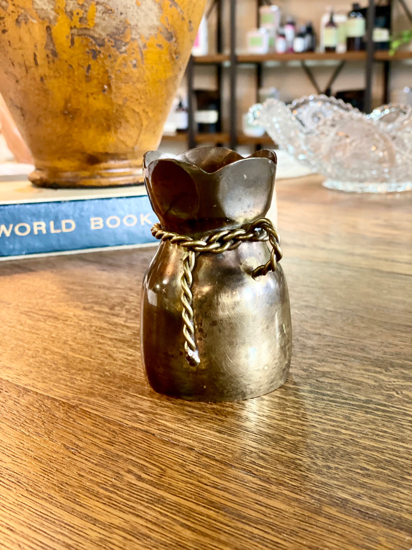 Brass Money Bag