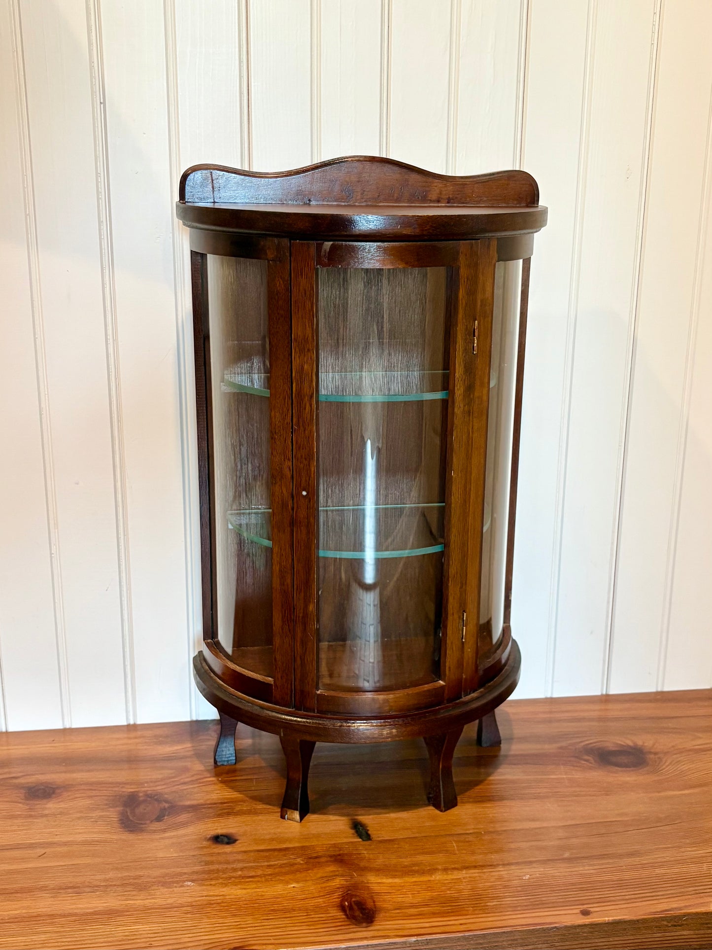Vintage Footed Tabletop Curio