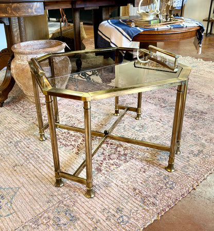Brass & Glass Coffee Table