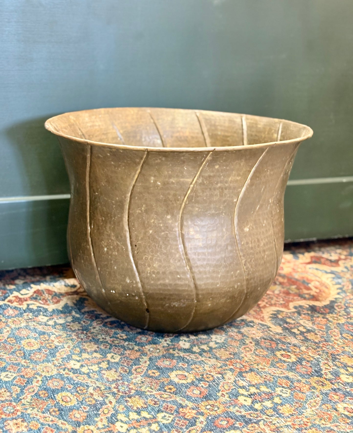 Vintage Brass Planter