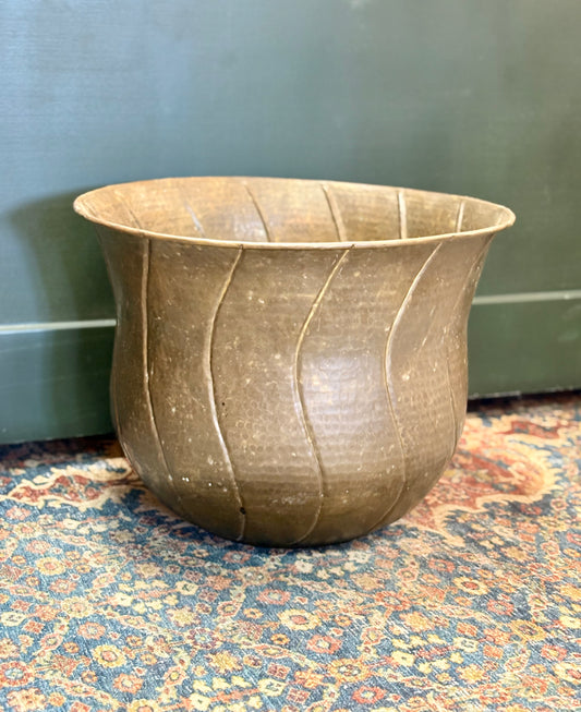 Vintage Brass Planter