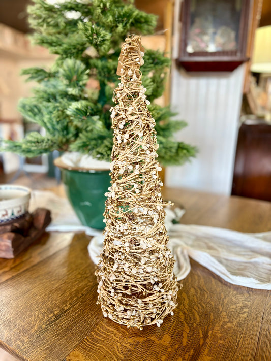 Gold Angel Vine Christmas Tree (Medium)