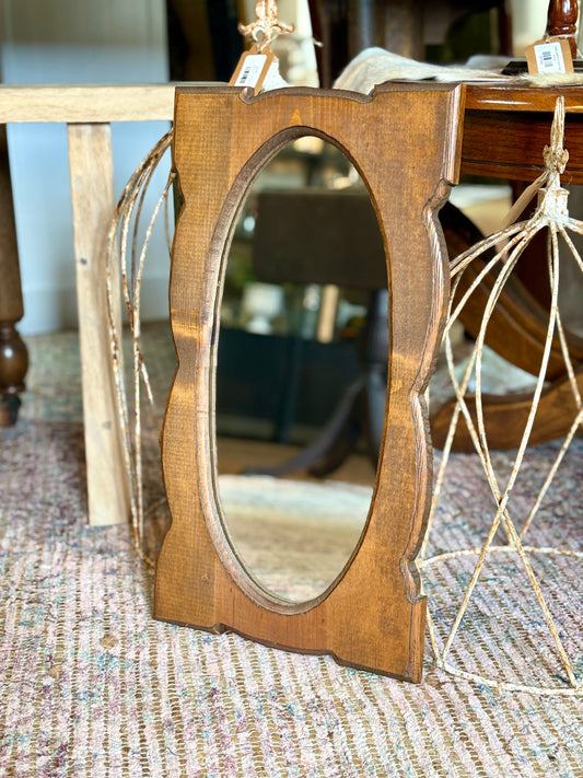 Vintage Wooden Mirror